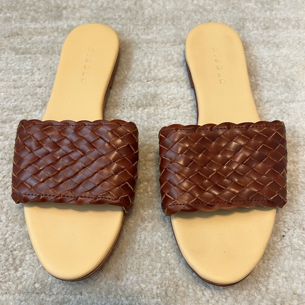 Nisolo Island Woven Flat Sandals
